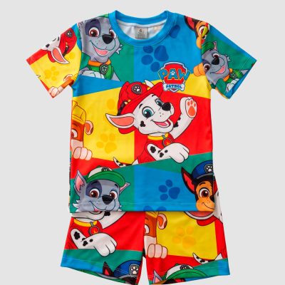 Pijama Infantil Verão Menino Patrulha Canina